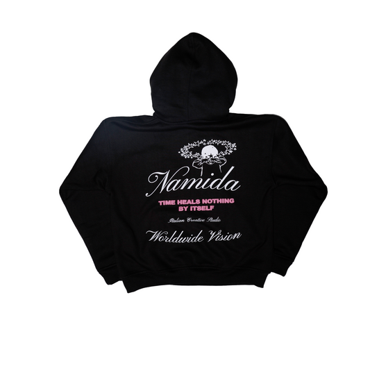 TIME HEALS HOODIE BLACK