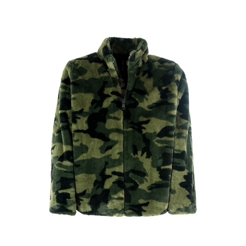 ECO FUR CAMO JACKET