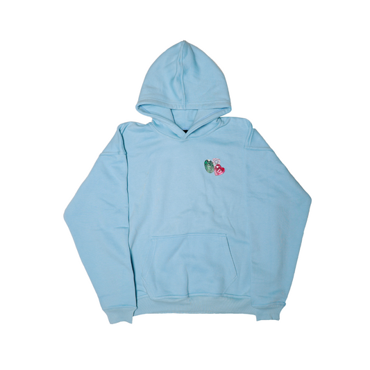 MORE PRECIOUS HOODIE LIGHT BLUE